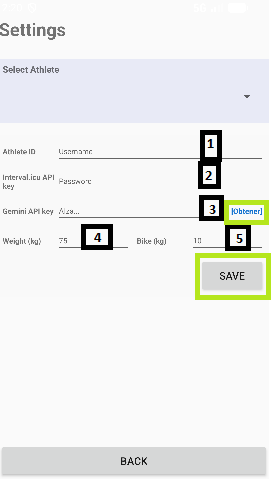 Ventana de configuración de MBMAssistant